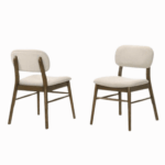 DINHD104D DK Brown Marble Top Dinette w/6 Chairs - Imagen 3
